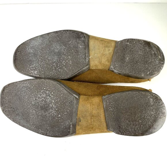 Salvatore Ferragamo Loafers‎ Men's 8 D Kiltie Tassel Brown Suede Leather Italy - Picture 8 of 8
